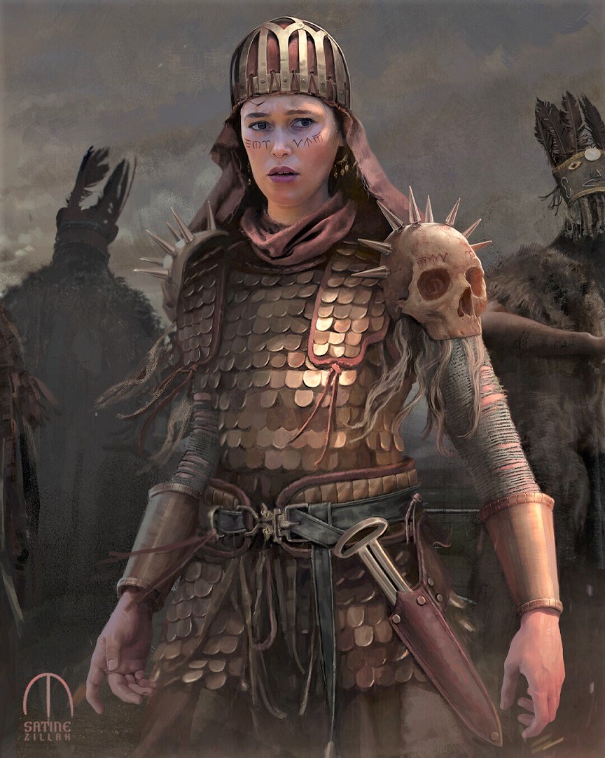 Celtic Warrior Woman